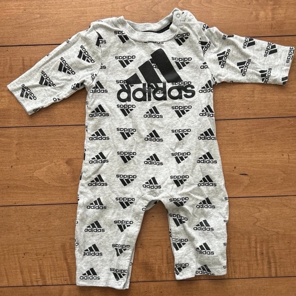 Adidas Gray Kids One Piece 9M